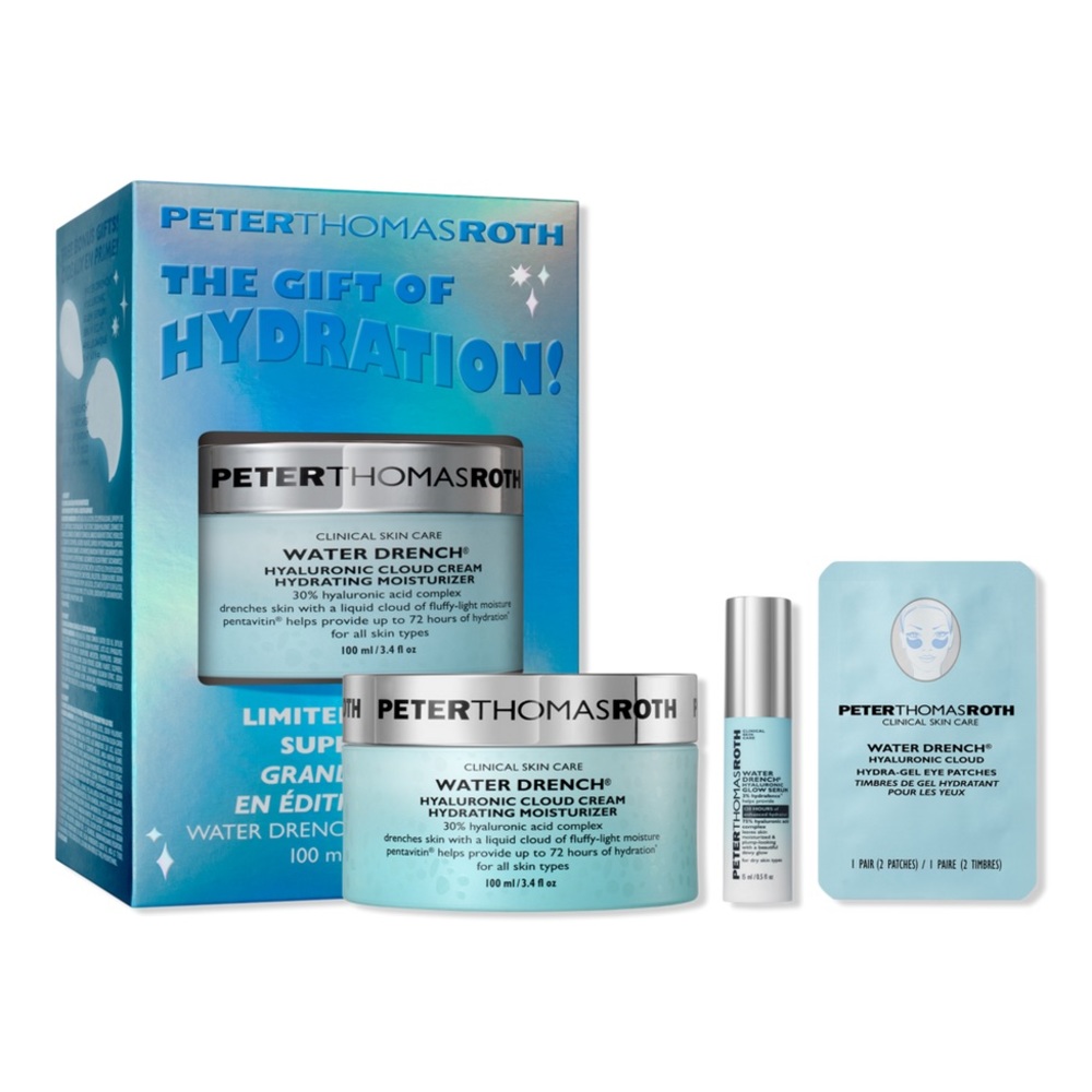 Peter Thomas Roth water drench hyluronic cloud moisturizer and serum 100ml large
